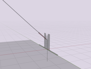 圖 2: 玻璃破裂後示意圖